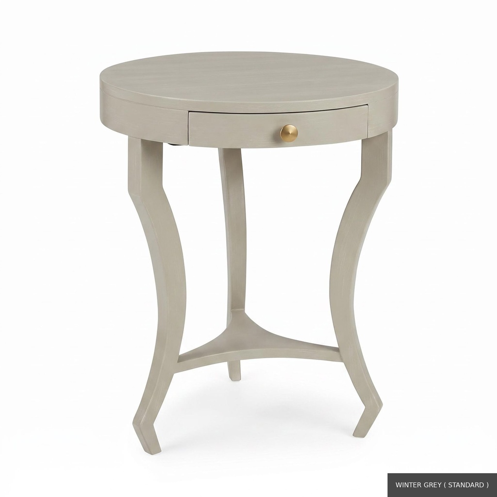 [EUR: Dray] Drayton Side Table     / Winter Grey ( Standard )