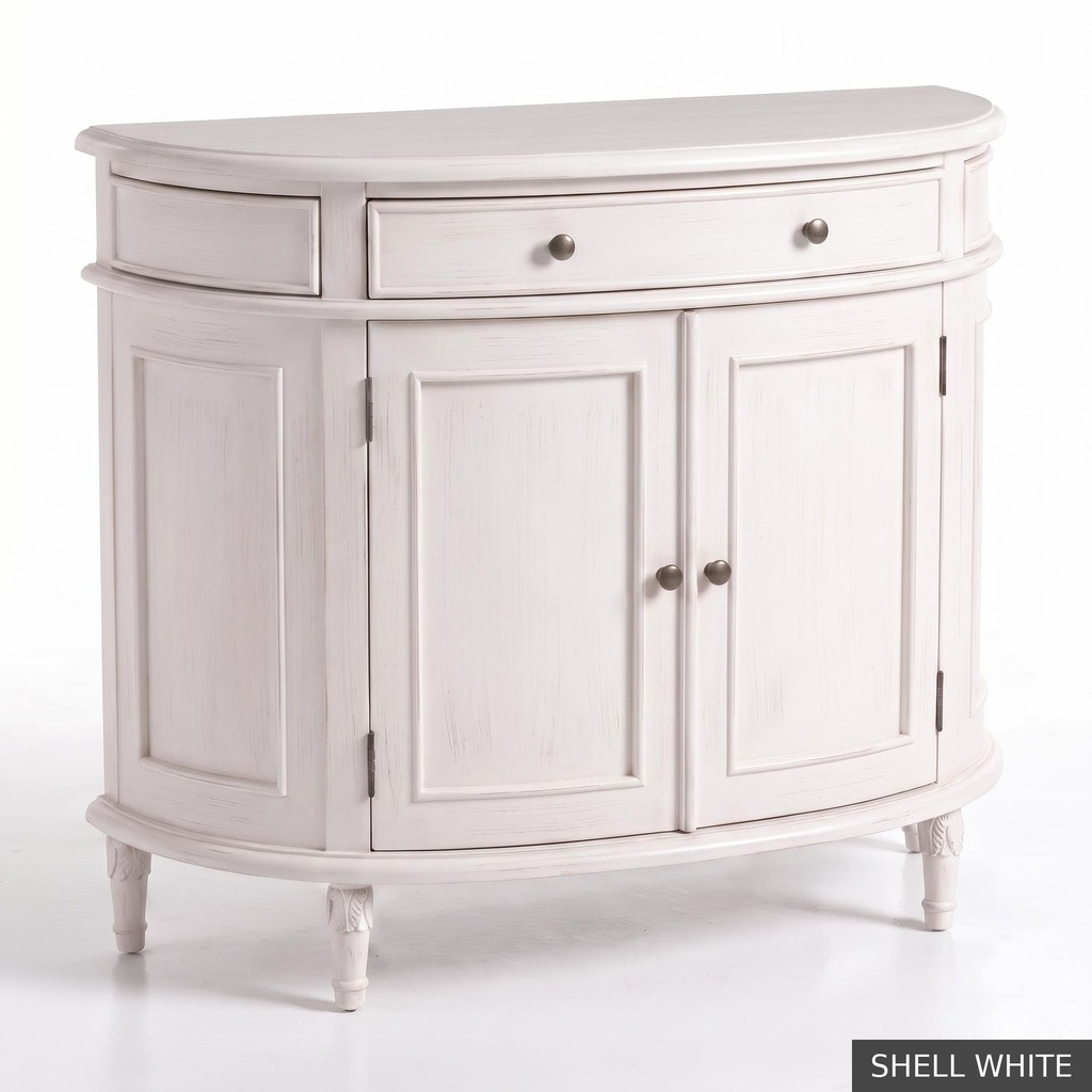 Elbert Cupboard / Shell White
