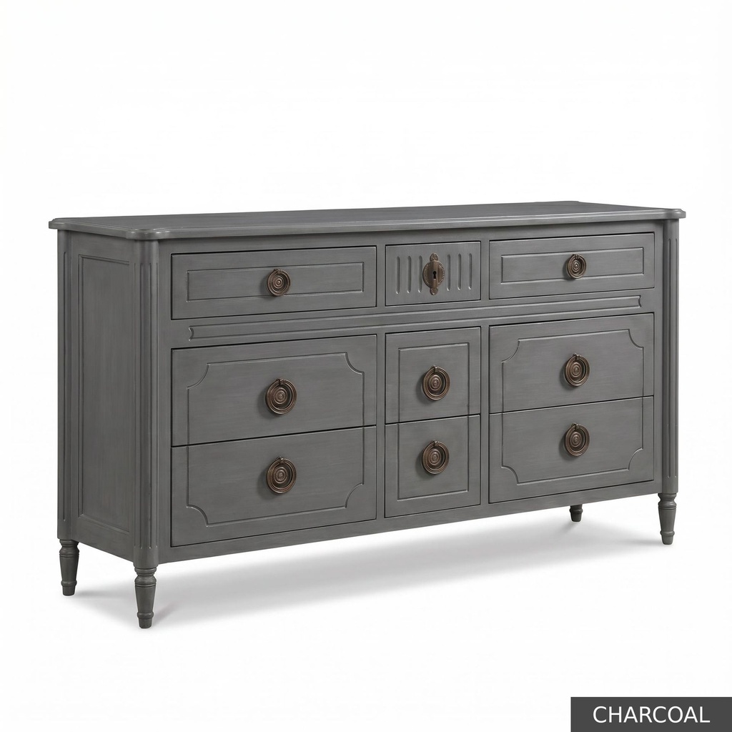[EUR: Gran] Grand Charlton Chest  / Charcoal