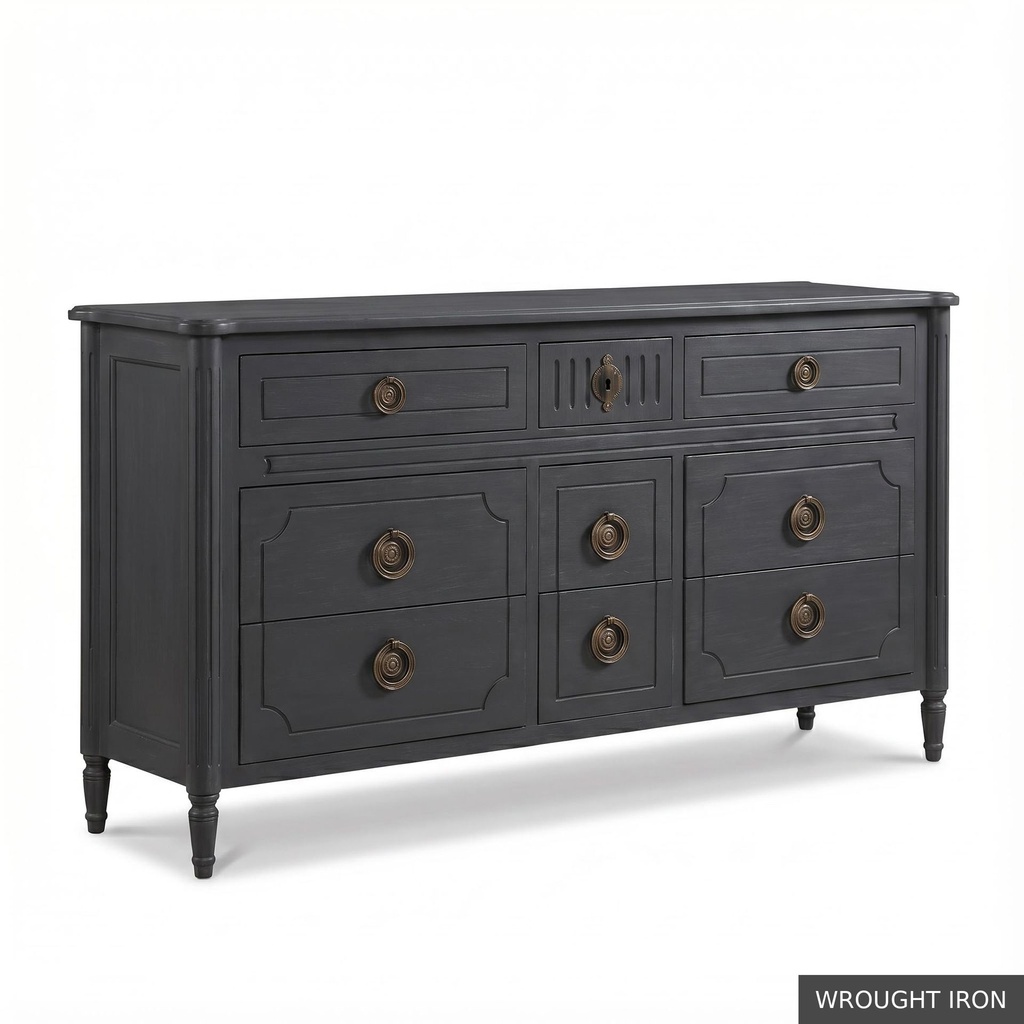 [EUR: Gran] Grand Charlton Chest  / Wrought Iron