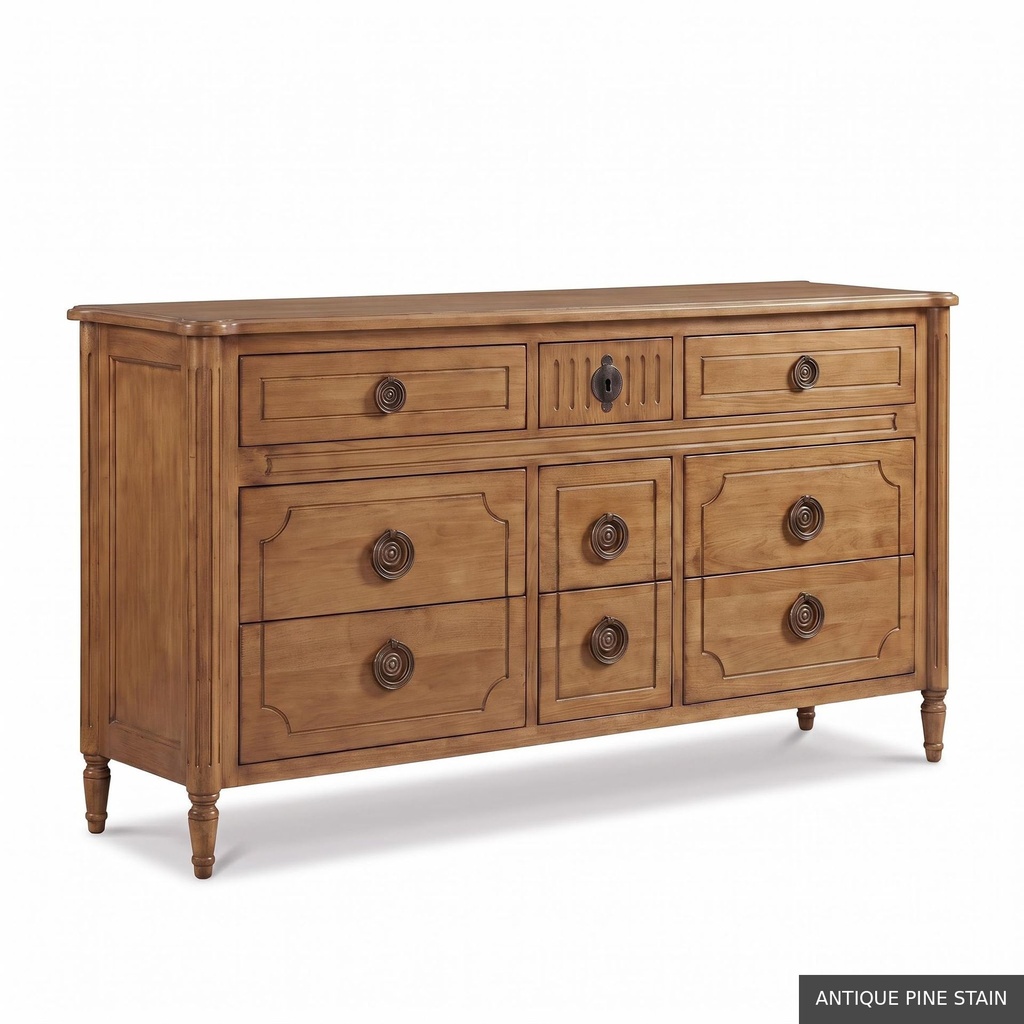 [EUR: Gran] Grand Charlton Chest  / Antique Pine Stain