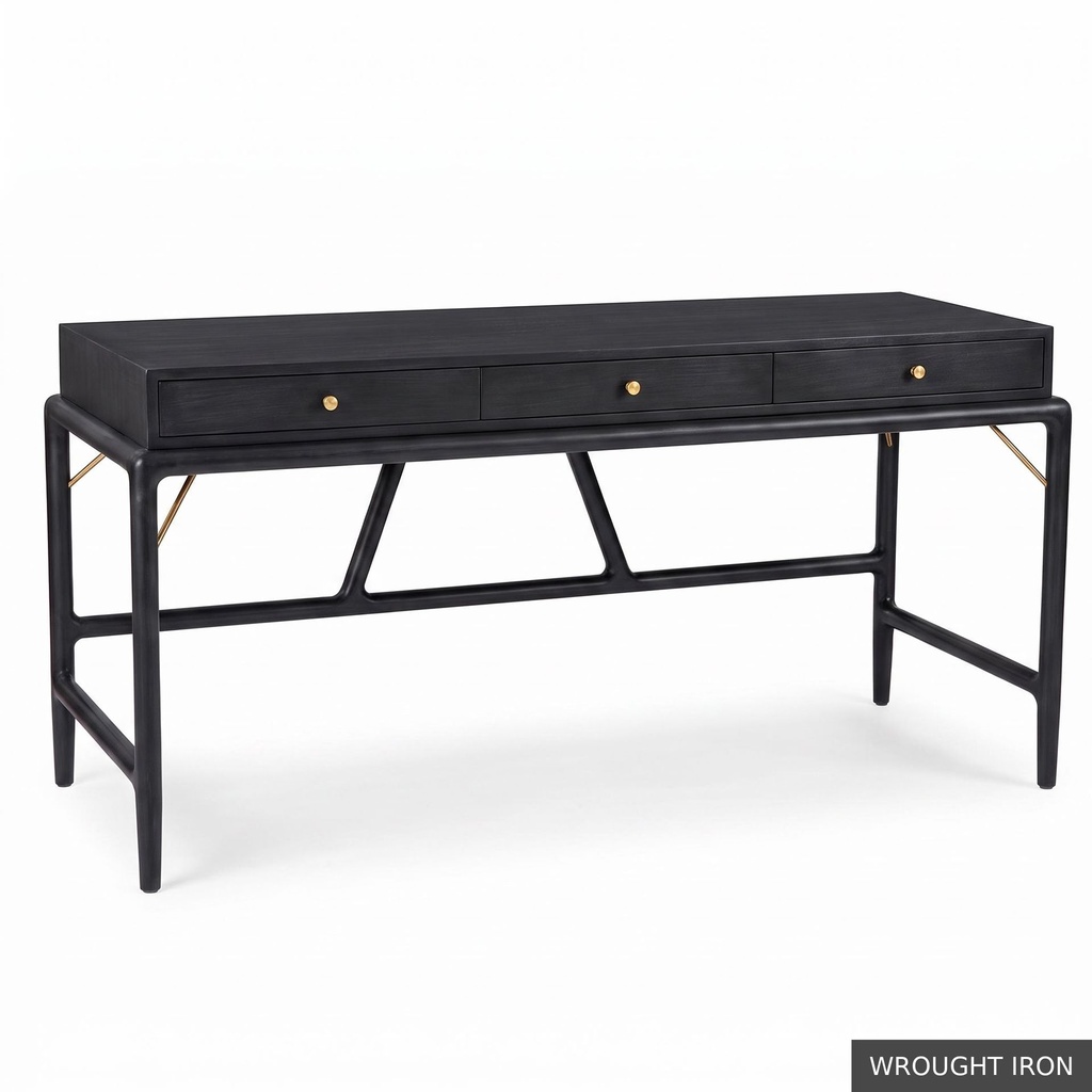 Kingsley Desk / Wrought Iron