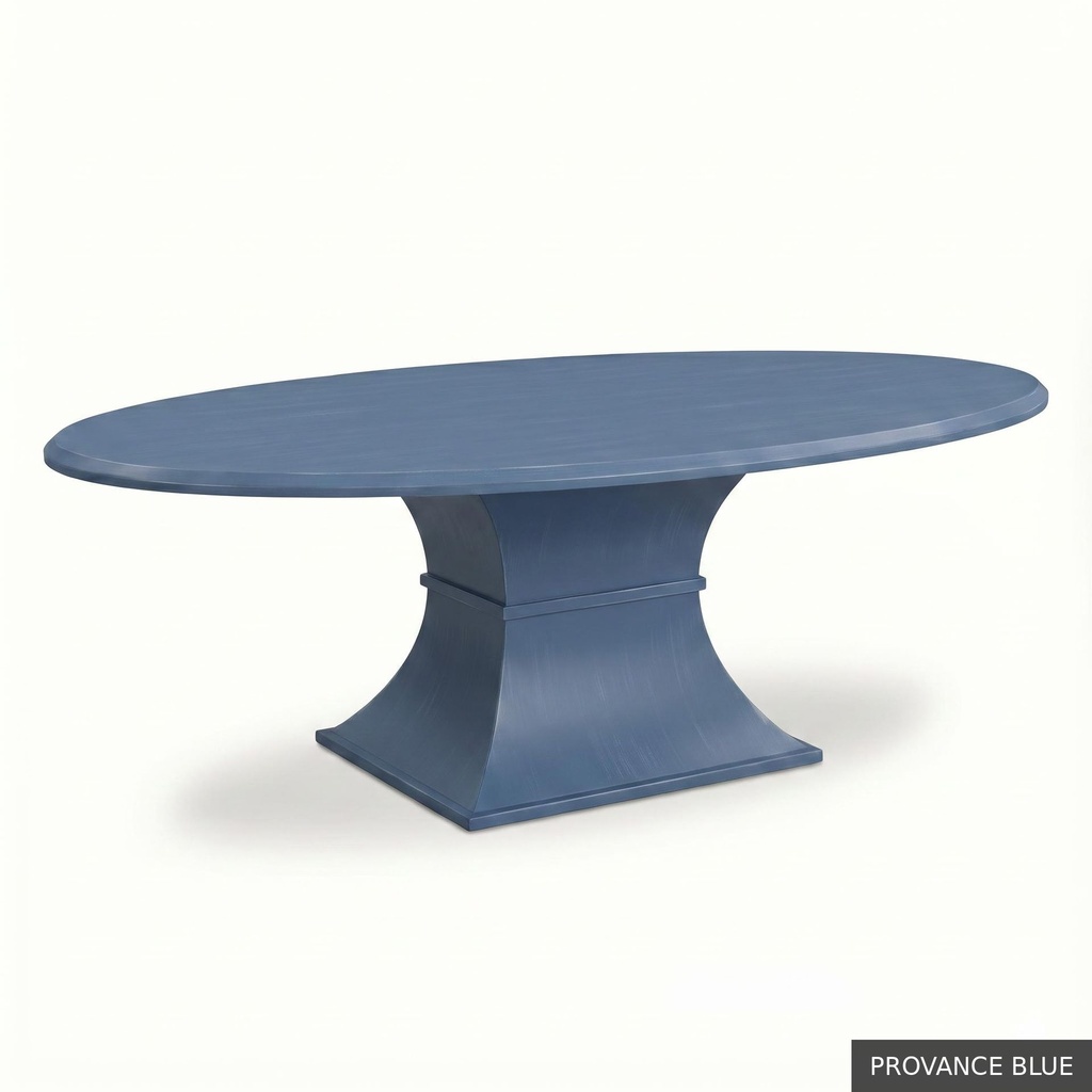 Hudson Oval Table - 72" / Provance Blue