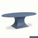 Hudson Oval Table - 72" / Provance Blue