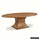 Hudson Oval Table - 72" / Antique Pine Stain