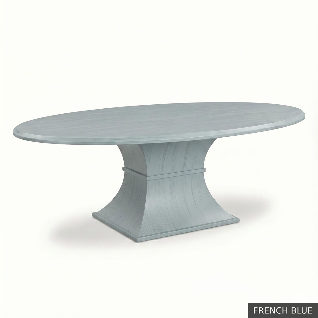 Hudson Oval Table - 72" / French Blue