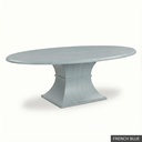 Hudson Oval Table - 72" / French Blue