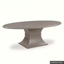 Hudson Oval Table - 72" / Winter Grey