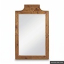 [EUR: Mayf] Mayfair Mirror  / Antique Pine Stain + Gold