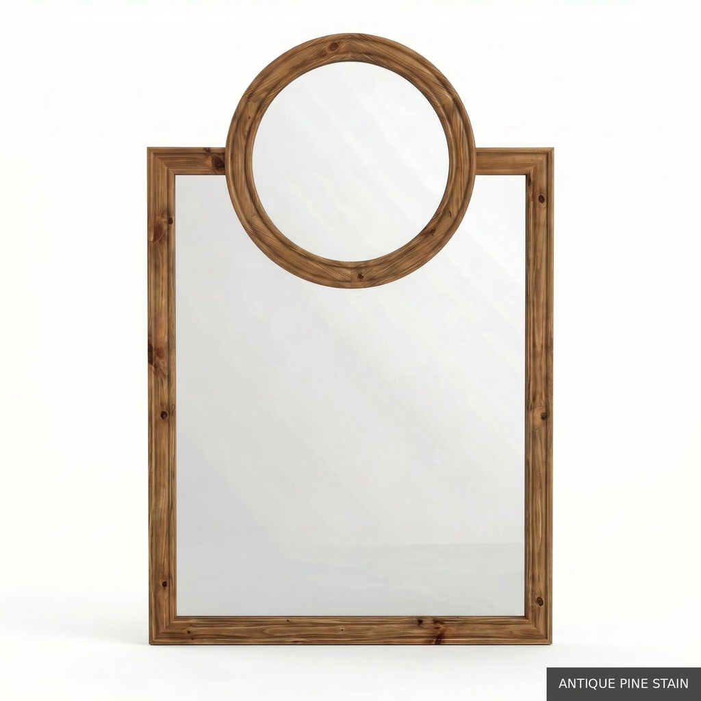 Oliver Mirror / Antique Pine Stain