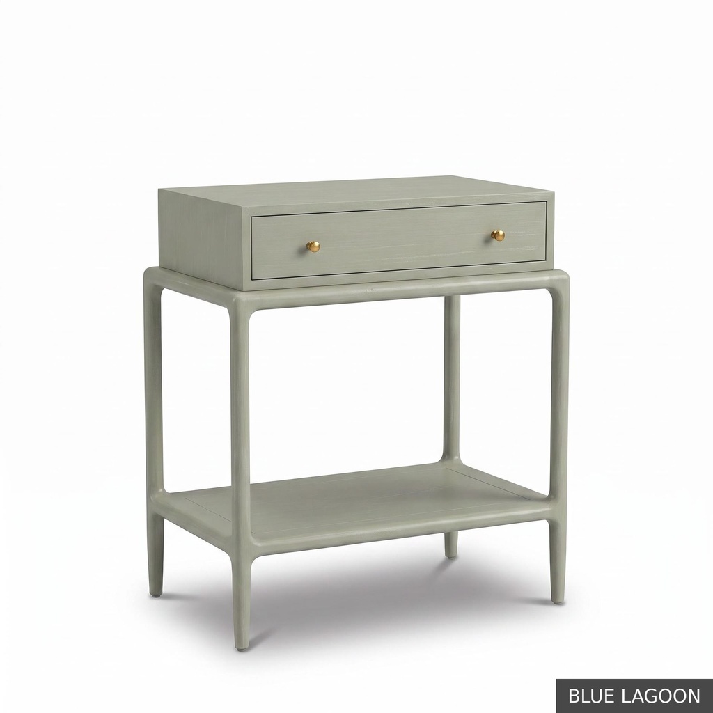 Willow Side Table / Blue Lagoon