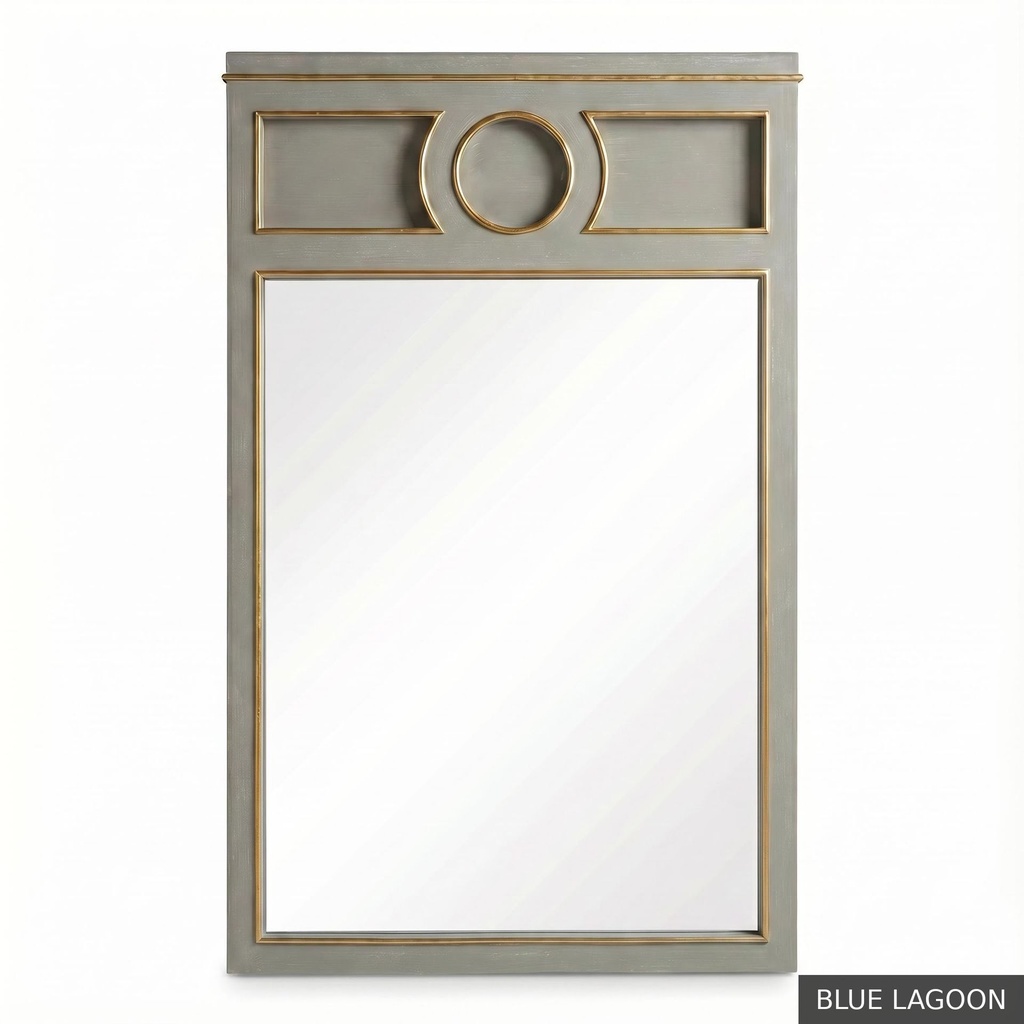[EUR: Pfino] Portofino Mirror / Blue Lagoon + Gold
