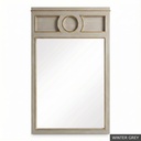 [EUR: Pfino] Portofino Mirror / Winter Grey + Gold