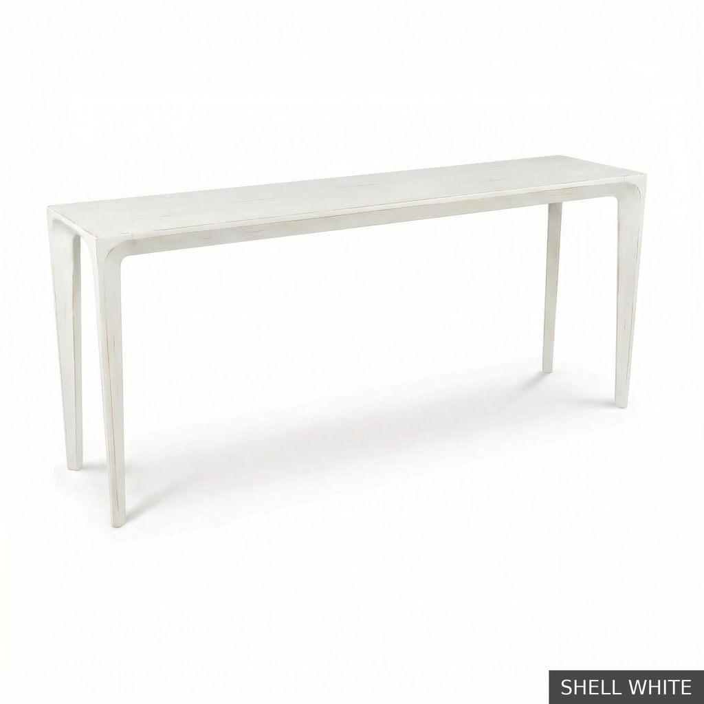Rivers Console / Shell White
