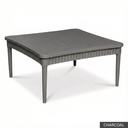 Harrison Cocktail Table 42" Sq / Charcoal