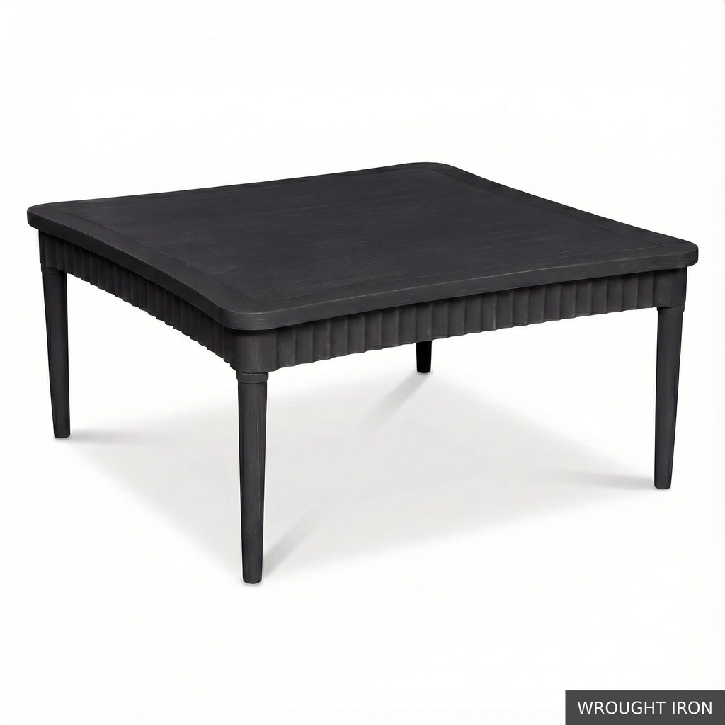 Harrison Cocktail Table 42" Sq / Wrought Iron