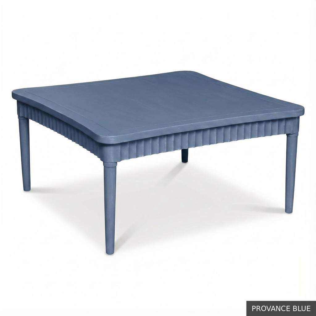 Harrison Cocktail Table 42" Sq / Provance Blue