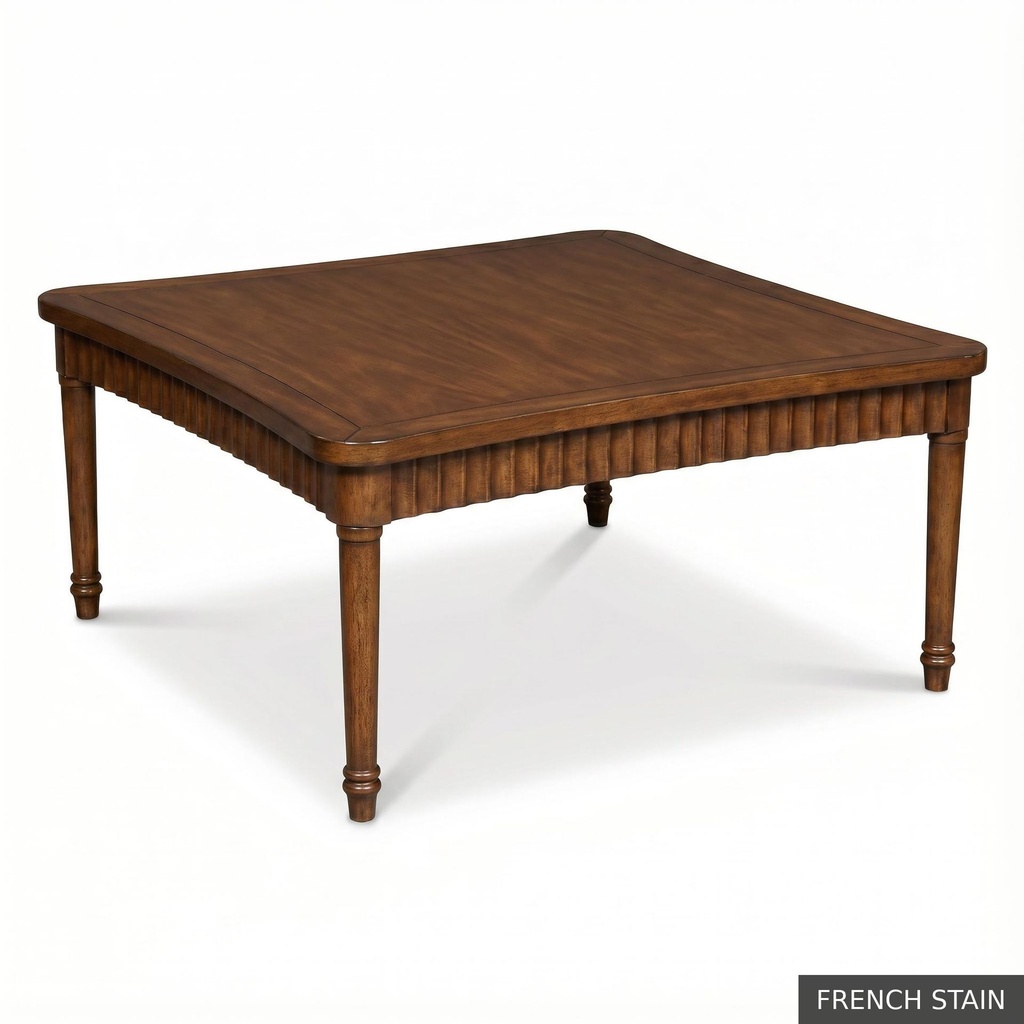 Harrison Cocktail Table 42" Sq / French Stain