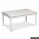 Harrison Cocktail Table 48"x30" / Shell White