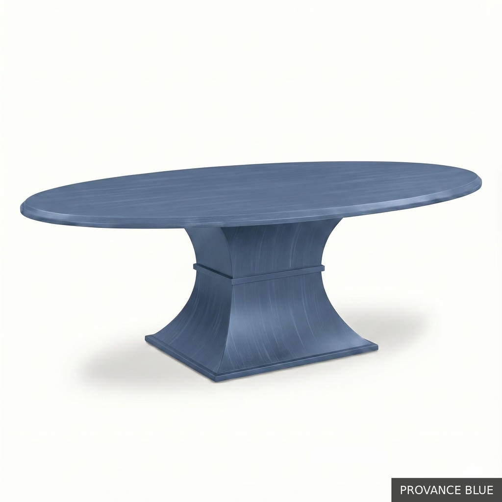 Hudson Oval Table - 84" / Provance Blue