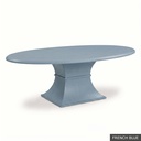Hudson Oval Table - 84" / French Blue