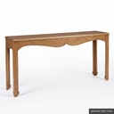 [EUR: Jasm] Jasmine Console   / Antique Pine Stain + Gold