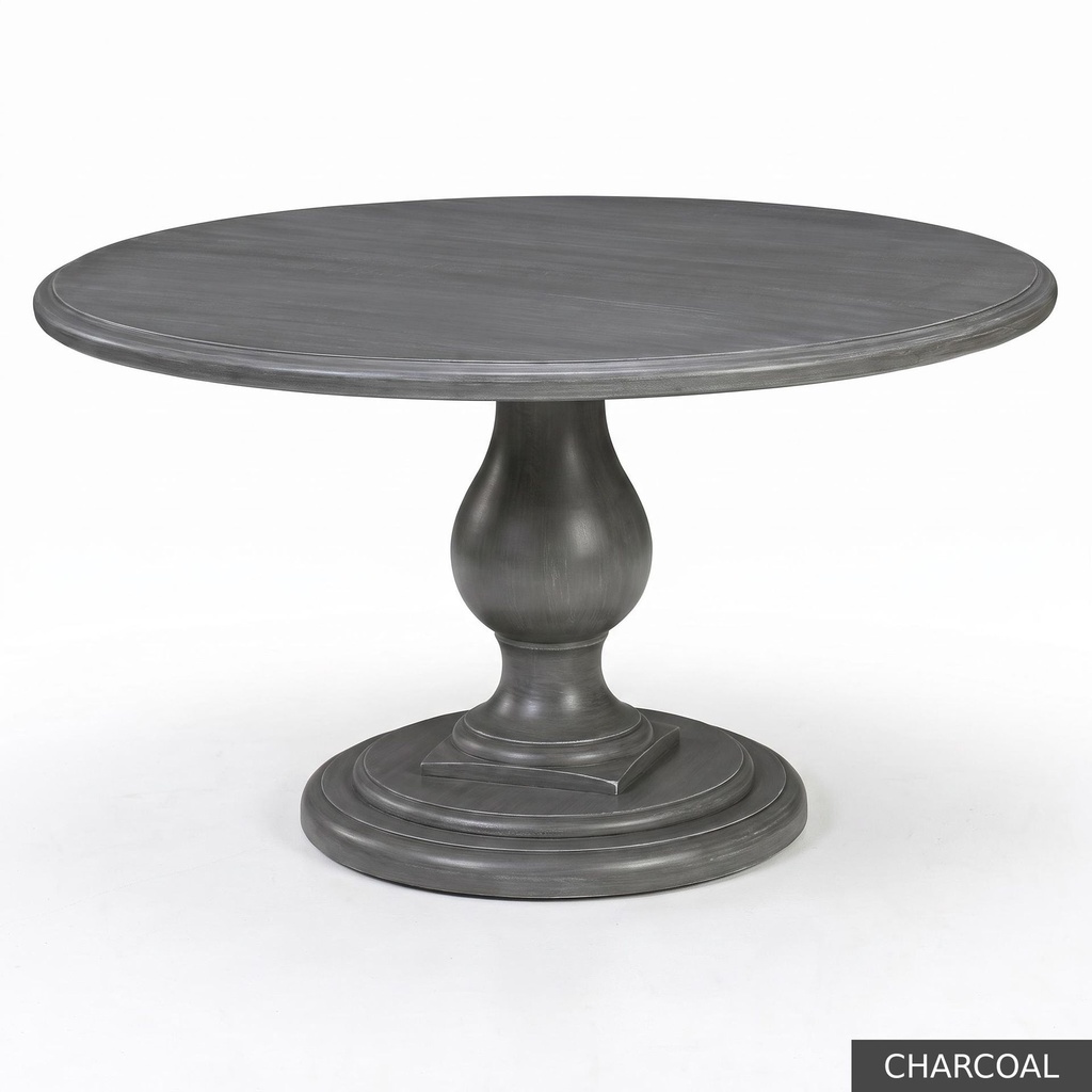 [EUR: Lafa-48] Lafayette Dining Table - 48"  / Charcoal