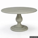 [EUR: Lafa-48] Lafayette Dining Table - 48"  / Blue Lagoon