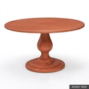 [EUR: Lafa-48] Lafayette Dining Table - 48"  / Rosey Red