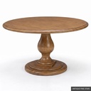 [EUR: Lafa-48] Lafayette Dining Table - 48"  / Antique Pine Stain