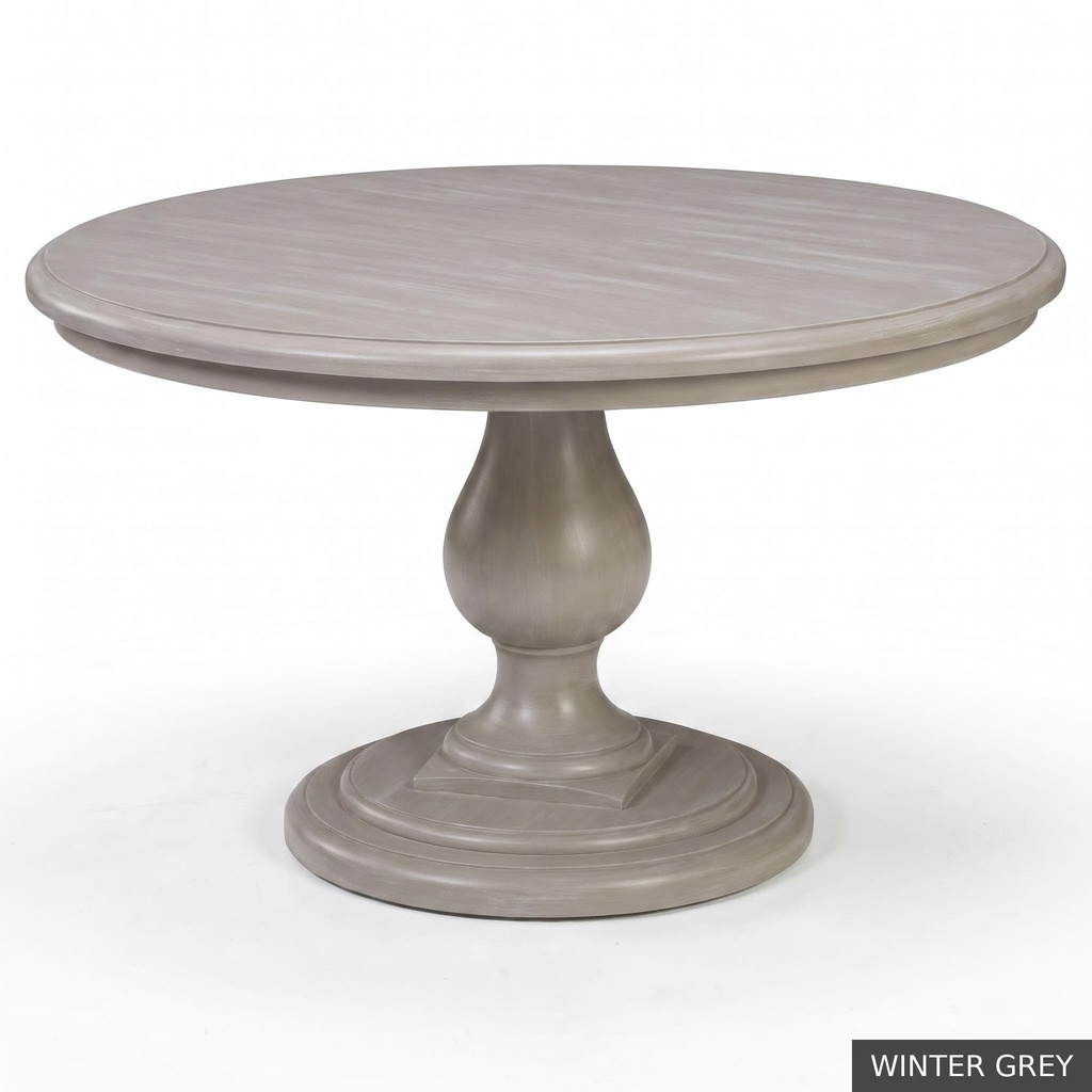 [EUR: Lafa-54] Lafayette Dining Table - 54"  / Winter Grey