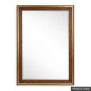 [EUR: Dela] Delano Mirror  / French Stain + Gold