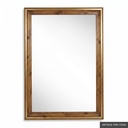 [EUR: Dela] Delano Mirror  / Antique Pine Stain + Gold