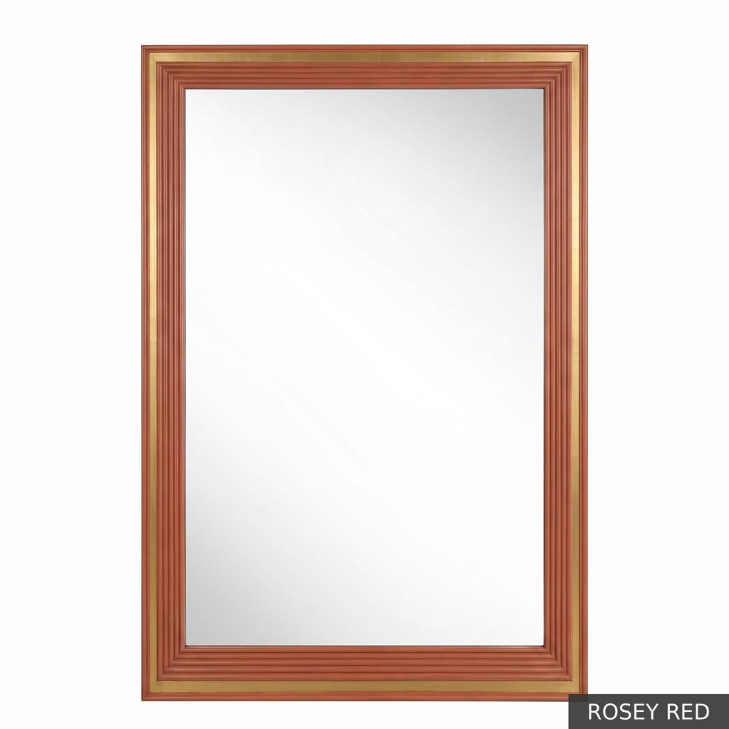 [EUR: Dela] Delano Mirror  / Rosey Red + Gold