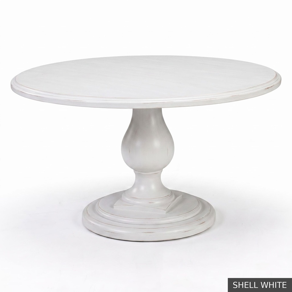 [EUR: Lafa-48] Lafayette Dining Table - 48"  / Shell White