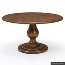 [EUR: Lafa-48] Lafayette Dining Table - 48"  / French Stain ( Standard )