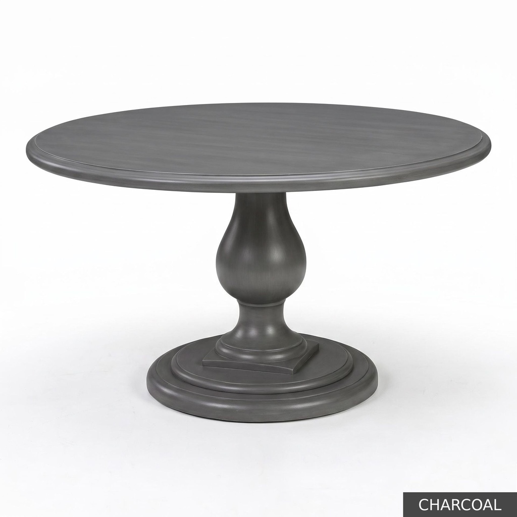 [EUR: Lafa-54] Lafayette Dining Table - 54"  / Charcoal