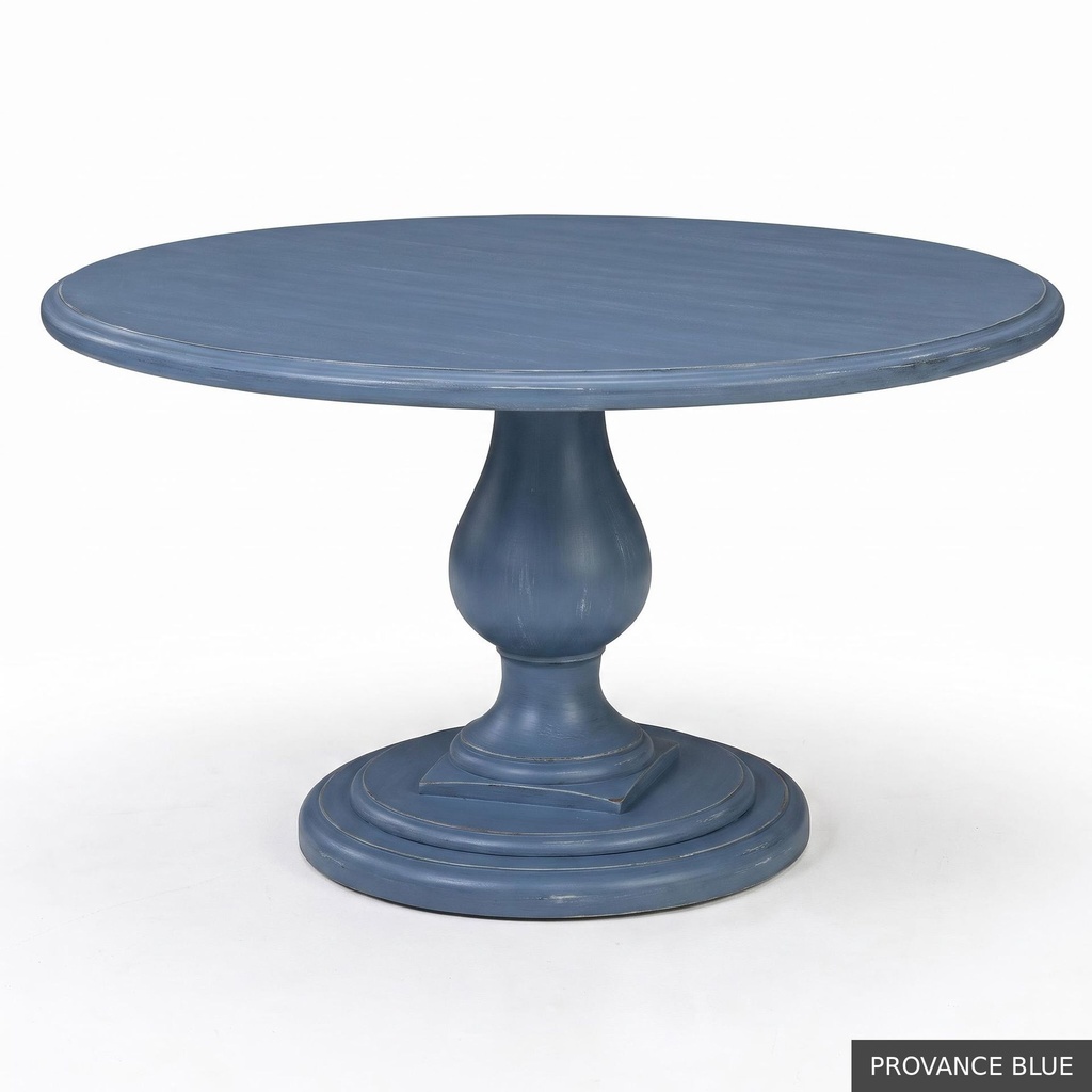 [EUR: Lafa-54] Lafayette Dining Table - 54"  / Provance Blue