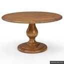 [EUR: Lafa-54] Lafayette Dining Table - 54"  / Antique Pine Stain