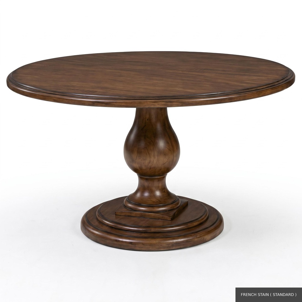 [EUR: Lafa-72] Lafayette Dining Table - 72"   / French Stain ( Standard )