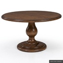 [EUR: Lafa-72] Lafayette Dining Table - 72"   / French Stain ( Standard )
