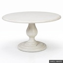 [EUR: Lafa-54] Lafayette Dining Table - 54"  / Shell White