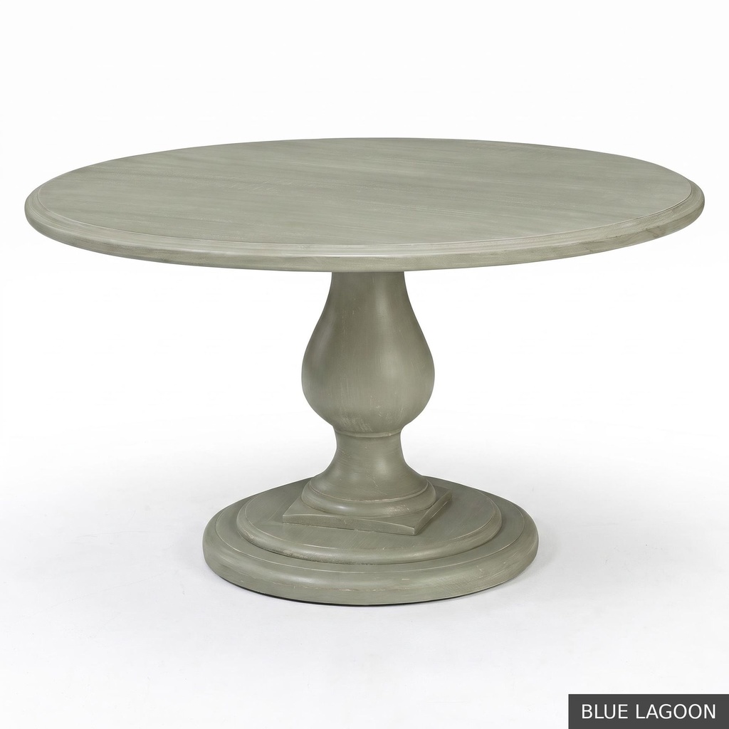 [EUR: Lafa-60] Lafayette Dining Table - 60"   / Blue Lagoon