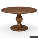[EUR: Lafa-60] Lafayette Dining Table - 60"   / French Stain ( Standard )