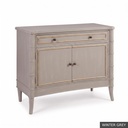 [EUR: Upto] Upton Cupboard  / Winter Grey + Gold