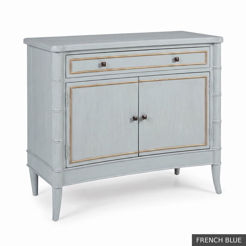 [EUR: Upto] Upton Cupboard  / French Blue + Gold