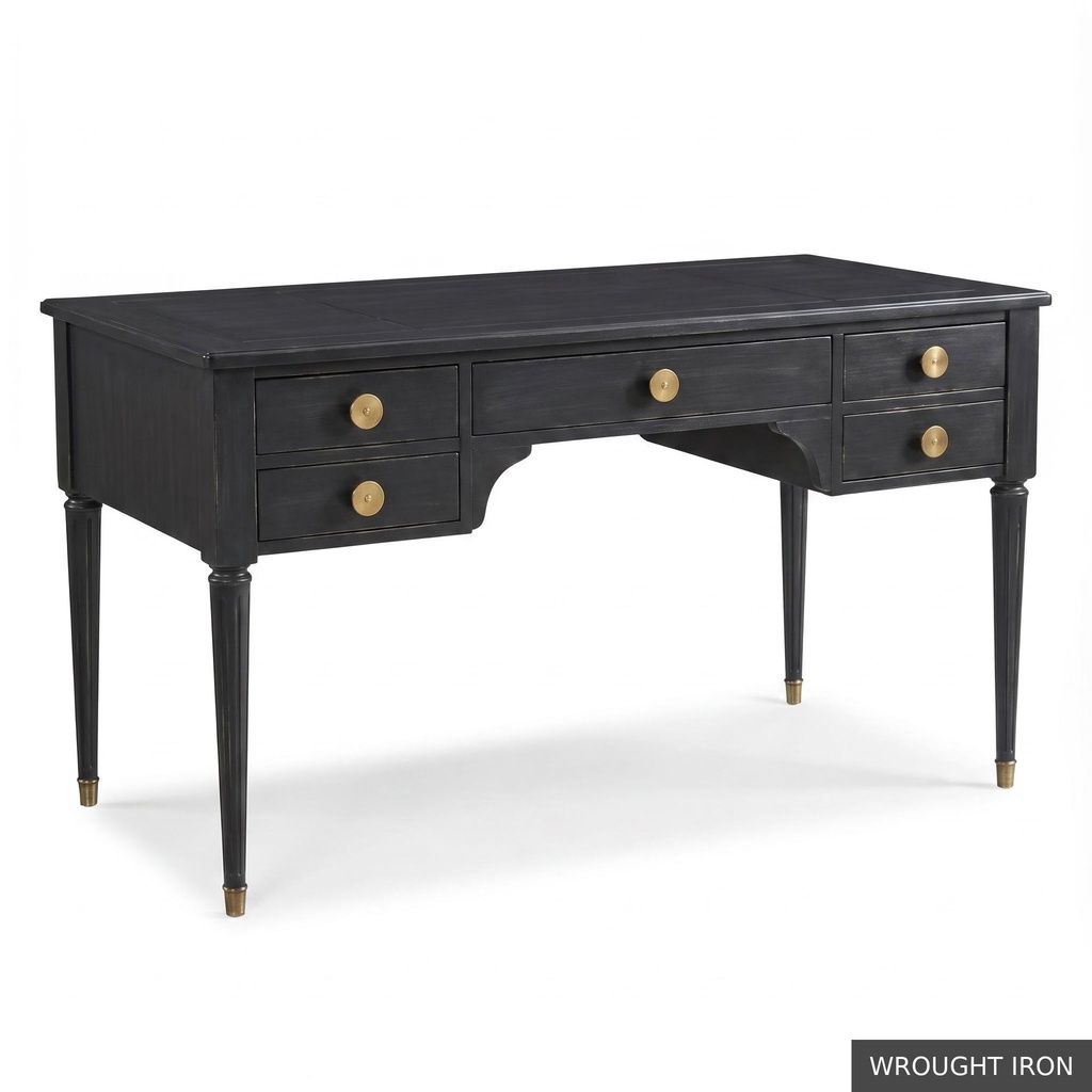 [SIG: West] Westcott Desk / Wrought Iron