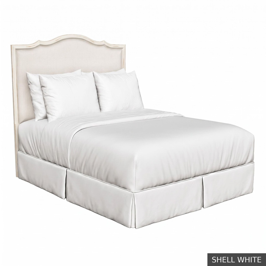 [EUR: LaurQHB] Lauren - Queen Headboard   / Shell White