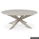 Malibu Oval Table / Winter Grey