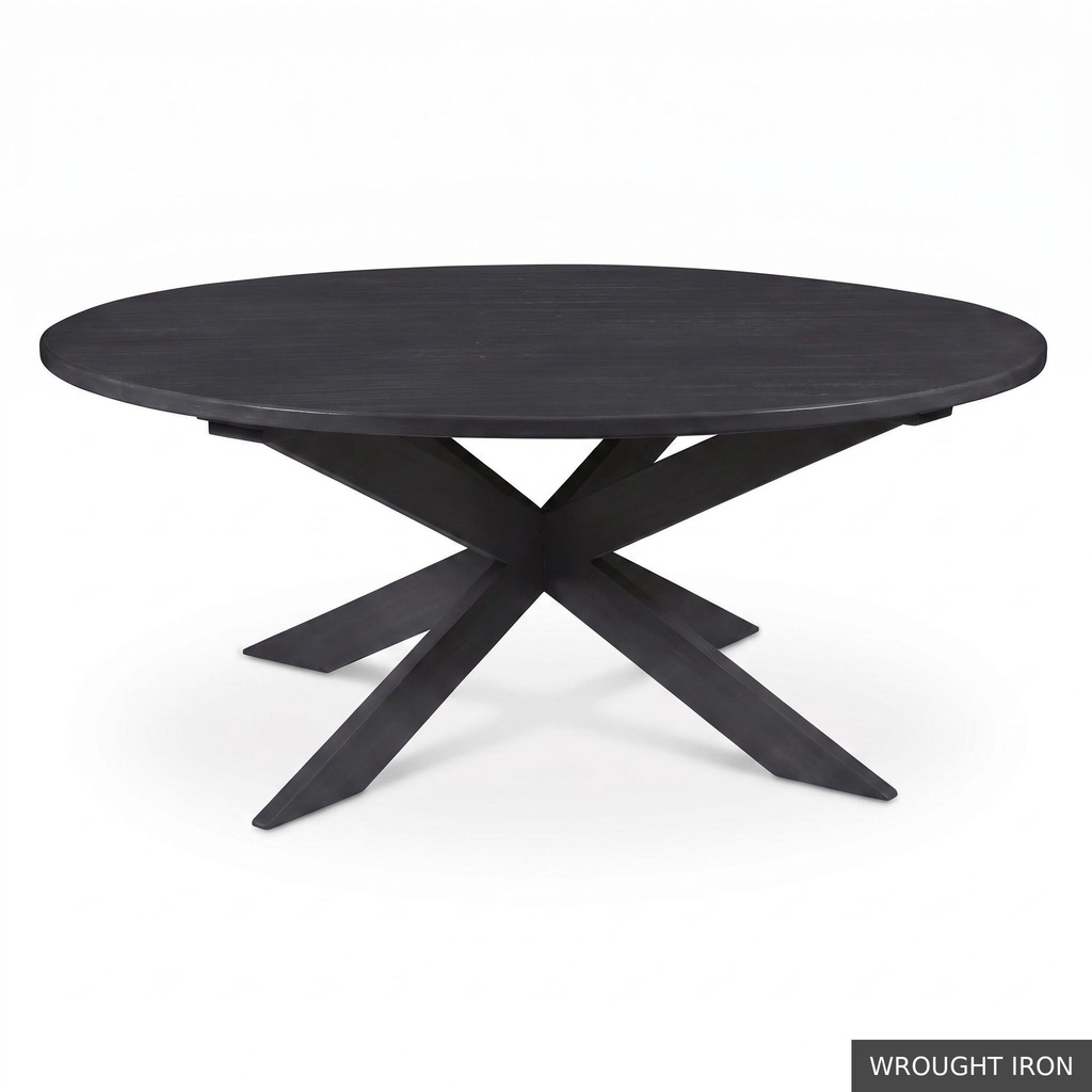 Malibu Oval Table / Wrought Iron